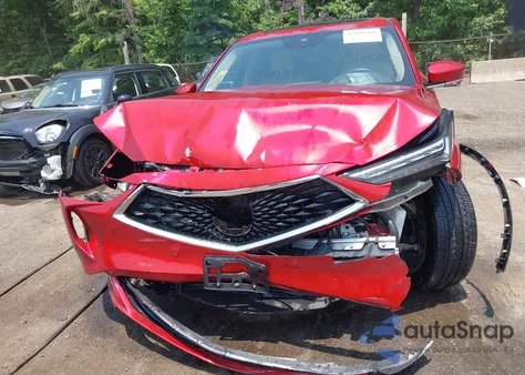 2022 Acura Mdx Technology Package from USA, damaged, VIN 5J8YE1H45NL026702